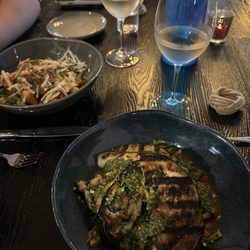 Fireside Kitchen - Eggplant & short rib entrees