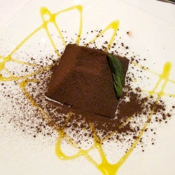 Citrus - Belgian chocolate with citrus fruit sauce - Mediterranean Near Me - Barcelona, B