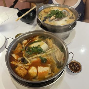 Thai Hot Pot - Tom Kha & Tom Yum (ig: @cravingswithcat) - Thai Near Me - Gardena, California Thai Hot Pot - Tom Kha & Tom Yum (ig: @cravingswithcat) - Thai Near Me - Gardena, California