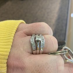 Kay Jewelers - Top photo of the ring that was reset, polished, and cleaned.