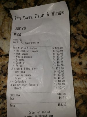 Fry Dayz Fish And Wings by null