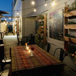 Phatsy Kline's Parlor Lounge - Looking for a romantic evening or a get together with friends make sure to ask about sitting on our patio. We're happy to spruce it up !