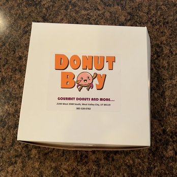 Donut Boy - a donut box with a donut on it - Donuts Near Me - Salt Lake City, Utah Donut Boy - a donut box with a donut on it - Donuts Near Me - Salt Lake City, Utah