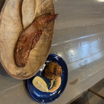 Hook & Barrel - Bourbon bacon and a crab cake - Seafood Near Me - Myrtle Beach, South Carolina Hook & Barrel - Bourbon bacon and a crab cake - Seafood Near Me - Myrtle Beach, South Carolina