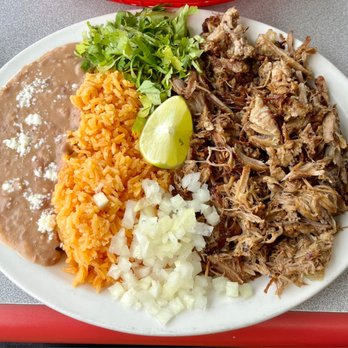 El Dorado Mexican Restaurant - Carnitas with rice and beans - Mexican Near Me - Green Bay, Wisconsin El Dorado Mexican Restaurant - Carnitas with rice and beans - Mexican Near Me - Green Bay, Wisconsin