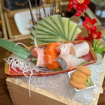 Omakase By Kai - Fresh sashimi platter with uni - Sushi Bars Near Me - Raleigh, North Carolina