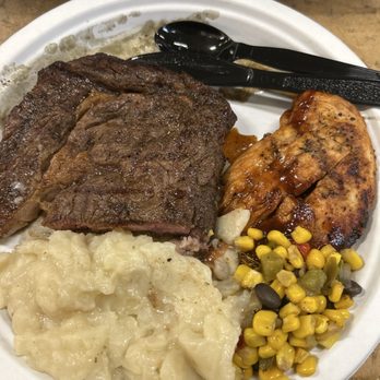Billman's Catering - Steak, chicken, scalloped potatoes and corn. Great tasting meal! Also the staff is amazing and very friendly. Would recommend! - Caterers Near Me - Idaho Falls, Idaho Billman's Catering - Steak, chicken, scalloped potatoes and corn. Great tasting meal! Also the staff is amazing and very friendly. Would recommend! - Caterers Near Me - Idaho Falls, Idaho