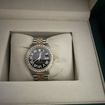 Omi Jewelry - Rolex Datejust 36MM 1601 Black Roman Diamond Dial Diamond - Jewelry Near Me - New York, New York Omi Jewelry - Rolex Datejust 36MM 1601 Black Roman Diamond Dial Diamond - Jewelry Near Me - New York, New York