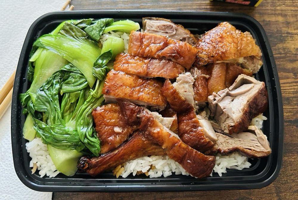 Food from Fu’s BBQ House