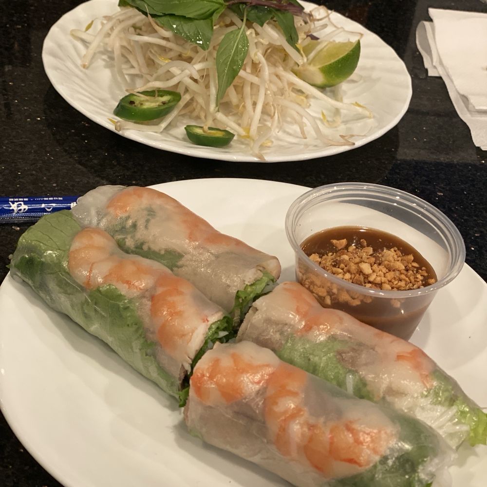Pho Almaden - Spring roll with peanut sauce - Vietnamese Near Me - San Jose, California Pho Almaden - Spring roll with peanut sauce - Vietnamese Near Me - San Jose, California