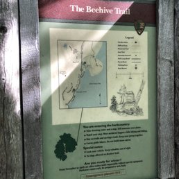 Info junket at start of Beehive/Bowl Trail
