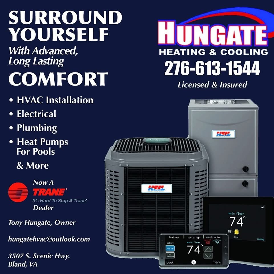 Slide of Hungate Heating & Cooling