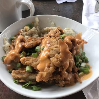 Mo' Brunch & Brews - Fried shrooms and grits - Breakfast & Brunch Near Me - Houston, Texas Mo' Brunch & Brews - Fried shrooms and grits - Breakfast & Brunch Near Me - Houston, Texas