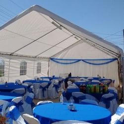 Fernandas Party Rental - Tent 20x30 with around tables and chairs