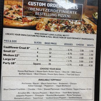 Wasserhund Brewing Company - Custom pizza menu - Breweries Near Me - Norfolk, Virginia Wasserhund Brewing Company - Custom pizza menu - Breweries Near Me - Norfolk, Virginia