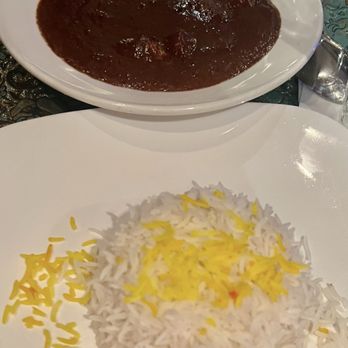 Cafe Caspian - Chicken fesenjan - Persian/Iranian Near Me - Houston, Texas