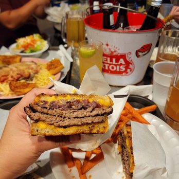 Cook's Corner - Patty melt with sweet potato fries - American Near Me - Trabuco Canyon, California