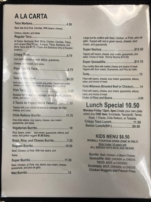 Menu photo 5 Mi Tierra Valley Springs, CA Menu photo 5 Mi Tierra Valley Springs, CA