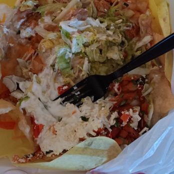 El Forastero Mexican Food - That is All the lettuce in this taco salad. Can you see it? - Mexican Near Me - Auburn, California