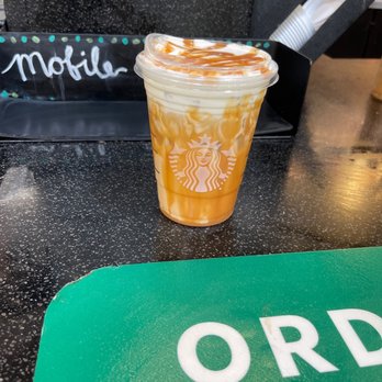 Starbucks - iced white mocha with vanilla sweet cream cold foam and caramel drizzle - Coffee & Tea Near Me - Dawsonville, Georgia Starbucks - iced white mocha with vanilla sweet cream cold foam and caramel drizzle - Coffee & Tea Near Me - Dawsonville, Georgia