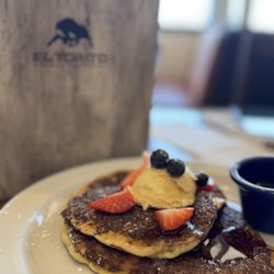 El Torito - Complimentary churro pancakes in brunch for the win!