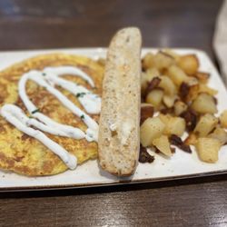 First Watch - Smoked Salmon & Roasted Vegetable Frittata