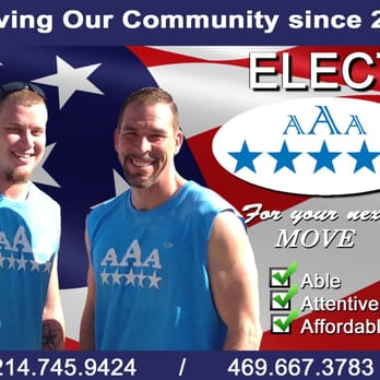 AAA Five Star Moving - Movers Near Me - McKinney, Texas AAA Five Star Moving - Movers Near Me - McKinney, Texas