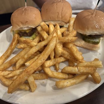 Cleary's Pub - Beef sliders with fries - American Near Me - Howell, Michigan