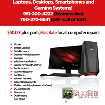 ZombGeek Computer Repair - Data Recovery Near Me - Temecula, California ZombGeek Computer Repair - Data Recovery Near Me - Temecula, California