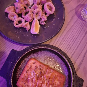 Santorini Estiatorio - Calamari Saganaki - Greek Near Me - Thornhill, Ontario Santorini Estiatorio - Calamari Saganaki - Greek Near Me - Thornhill, Ontario