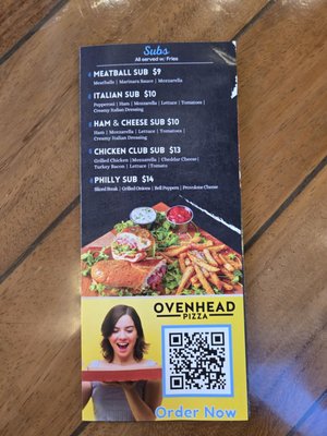 Menu photo 8 Ovenhead Pizza Mesquite, TX Menu photo 8 Ovenhead Pizza Mesquite, TX