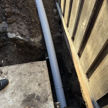 Top Shelf Plumbing & Drain - New sewer line being installed - Plumbing Near Me
