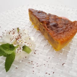 Tarta de calabaza y chocolate