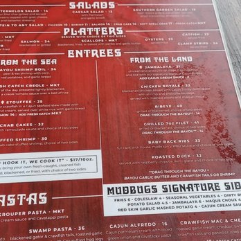 Mudbugs Cajun Kitchen - Menu 3 - Cajun/Creole Near Me - Sanibel, Florida Mudbugs Cajun Kitchen - Menu 3 - Cajun/Creole Near Me - Sanibel, Florida