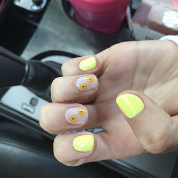 Sun Nails and Spa - The stickers that she placed instead in a hurry. - Nail Salons Near Me - Northridge, California