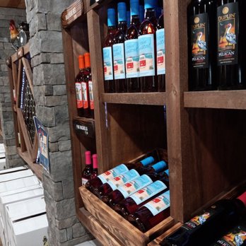 Duplin Winery - bottles of wine on display - Wineries Near Me - Rose Hill, North Carolina