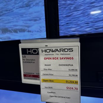 Howard's - LG 57" wide tv - Appliances Near Me - Tustin, California