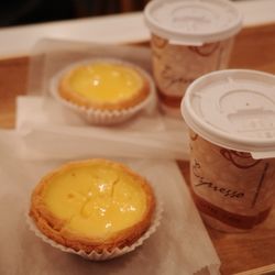 Wheatfield Bakery - Egg tart and coffee