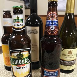 Imported beer and wine. $4-$6