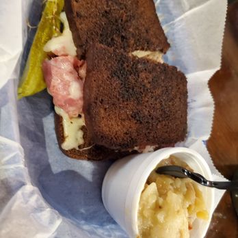 Mars Cheese Castle - Corned beef Reubens with potato salad - Bakeries Near Me - Kenosha, Wisconsin Mars Cheese Castle - Corned beef Reubens with potato salad - Bakeries Near Me - Kenosha, Wisconsin