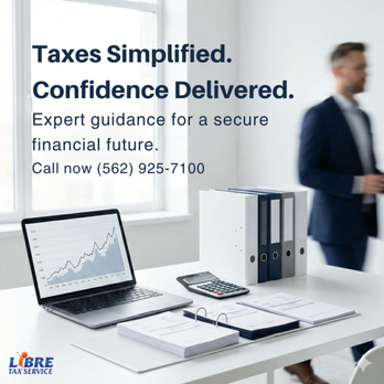 Libre Tax Service - File your taxes with confidence. Libre Tax Service delivers fast filing, maximum credits, and refunds you deserve. Schedule today. - Tax Services Near Me - Cerritos, California Libre Tax Service - File your taxes with confidence. Libre Tax Service delivers fast filing, maximum credits, and refunds you deserve. Schedule today. - Tax Services Near Me - Cerritos, California