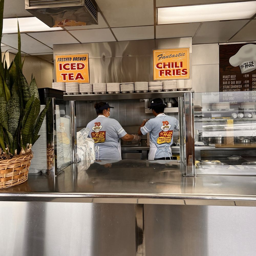 The Hat - Prep area - Fast Food Near Me - Glendora, California The Hat - Prep area - Fast Food Near Me - Glendora, California