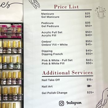 Nails With Heart - Nail services menu - Nail Salons Near Me - Cheney, Washington Nails With Heart - Nail services menu - Nail Salons Near Me - Cheney, Washington