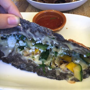 Nopalito - Blue corn tortilla, grilled squash quesadilla - Mexican Near Me - San Francisco, California Nopalito - Blue corn tortilla, grilled squash quesadilla - Mexican Near Me - San Francisco, California