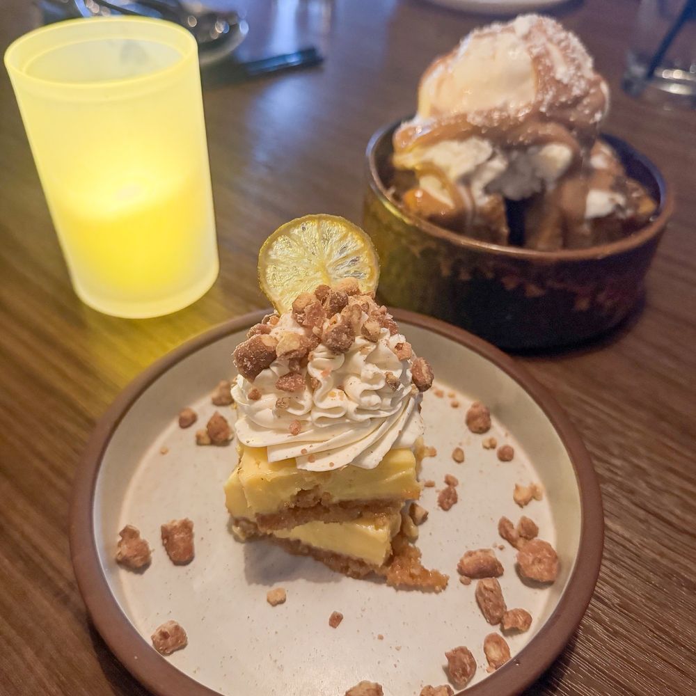 Aftermath Kitchen & Bar - Key Lime Bar, Pretzel Bread Pudding - New American Near Me - Phoenix, Arizona Aftermath Kitchen & Bar - Key Lime Bar, Pretzel Bread Pudding - New American Near Me - Phoenix, Arizona