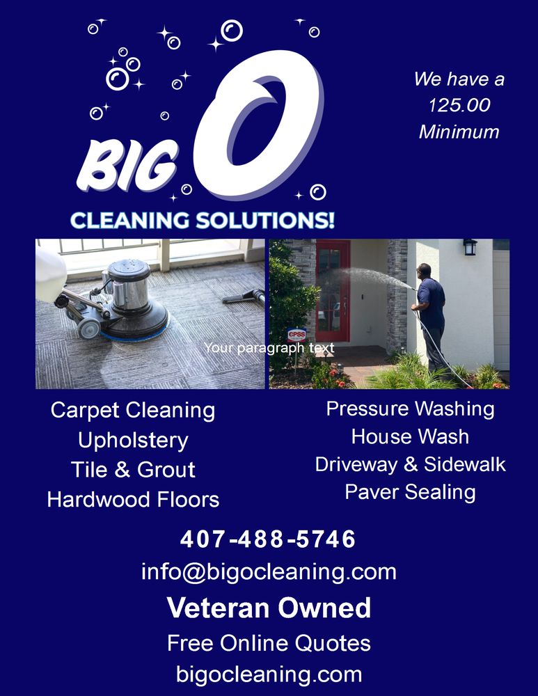 Big O Cleaning Solutions - veterans service organization in Saint Cloud, FL