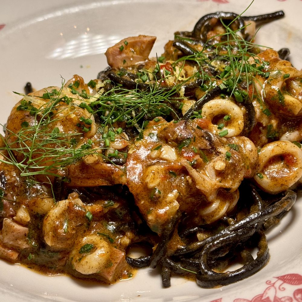 Avoli Osteria - Squid ink chittara - Italian Near Me - Omaha, Nebraska