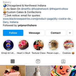 Steel City Bakery - Photo of IG page of Black Rose Pastries