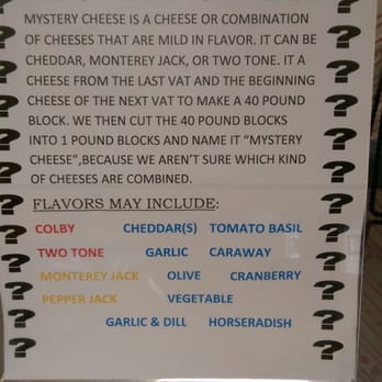 Gibbsville Cheese Co - "mystery cheese" explained - Cheese Shops Near Me - Sheboygan Falls, Wisconsin