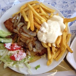 Grill Upender - Zwiebelschnitzel